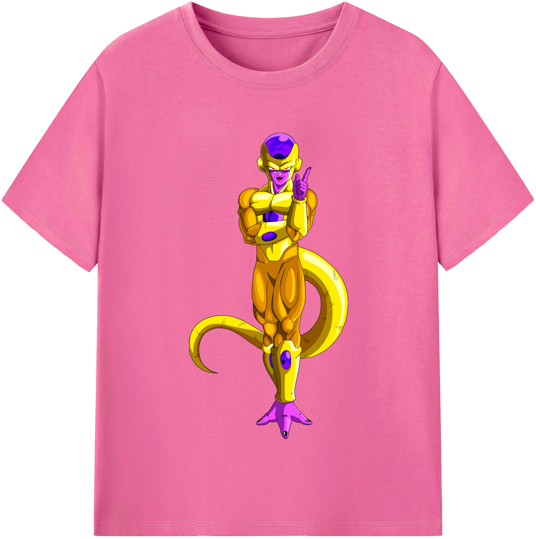 （画像用） ドラゴンボール フリーザ DRAGON BALL Frieza レディースカジュアルプリントTシャツ（綿100％）